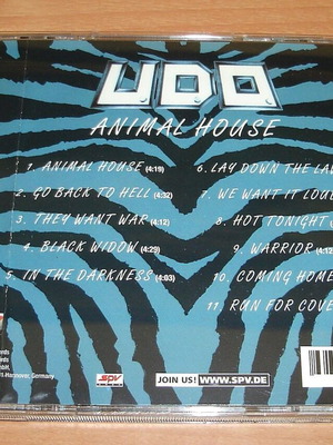 U.D.O. Animal House CD μεταχειρισμένο, metal