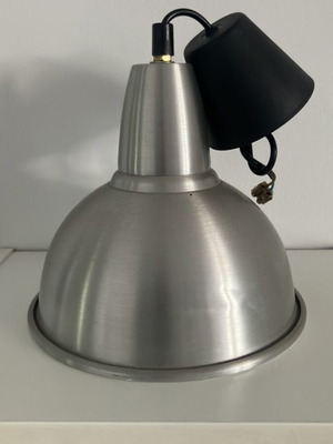 Metal ceiling light silver like new IKEA
