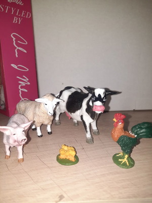 Safari Ltd vintage farm animal figure set (1994)