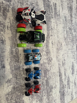 Off-road toy cars set like new, 5 pieces