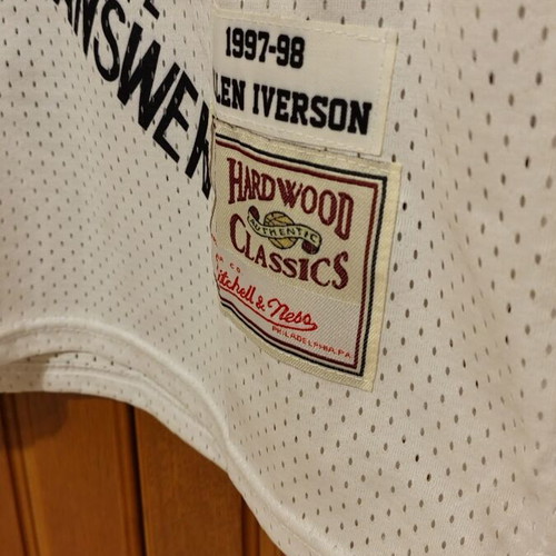 Iverson Authentic Jersey like new, rare large size