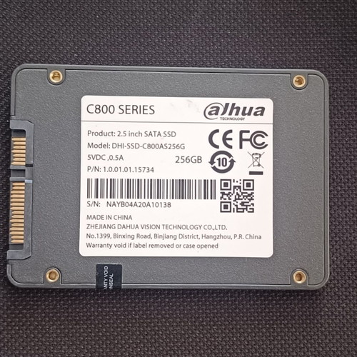 Dahua 256GB SSD hard drive new