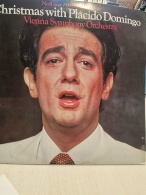 Christmas with Placido Domingo LP used, Vienna Symphony Orchestra