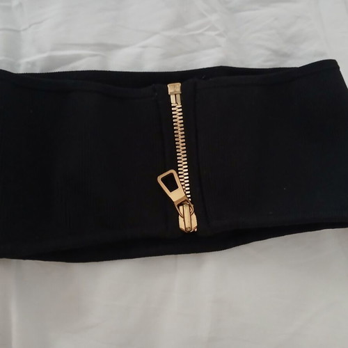 Balmain x hnm bustier used, black, size S