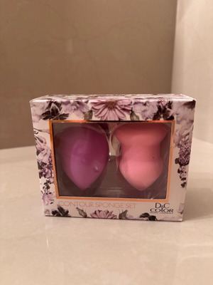 Contour sponge set D&C Color Studio cosmetics new, sealed with 2 sponges