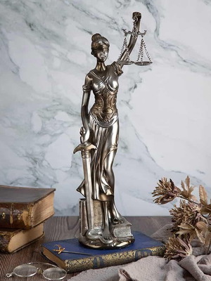 Themis statue new, 42 cm, resin