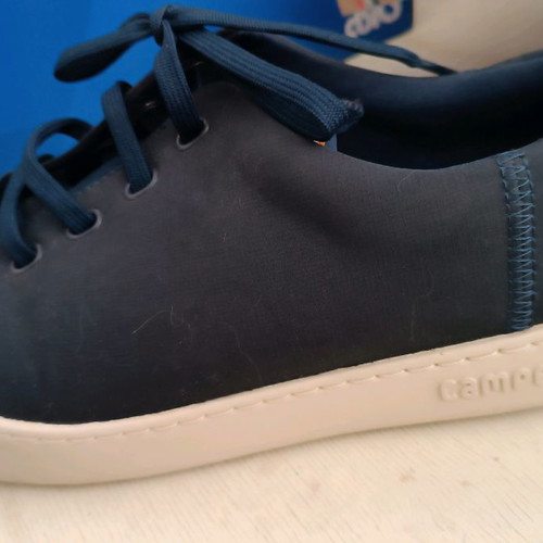 Men's athletic shoes new made from recyclable materials brown