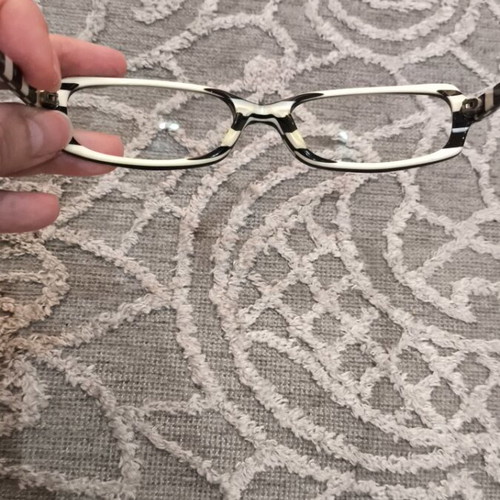 Eyeglasses frame in black and white, like new