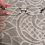 Eyeglasses frame in black and white, like new