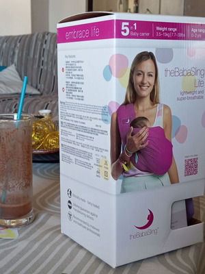 TheBabaSling бебешки раница нова