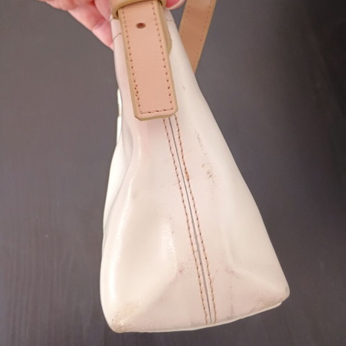 Vintage Guy Laroche women's shoulder/hand bag used, beige mocha
