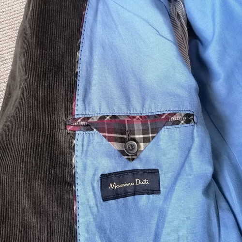 Massimo Dutti men's corduroy jacket XL new, 100% cotton