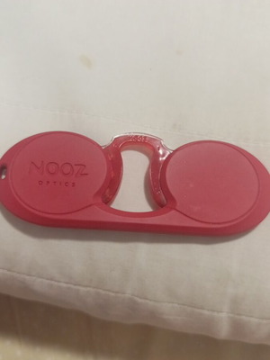 Nooz Presbyopia Pocket Glasses new, red, 2 diopters