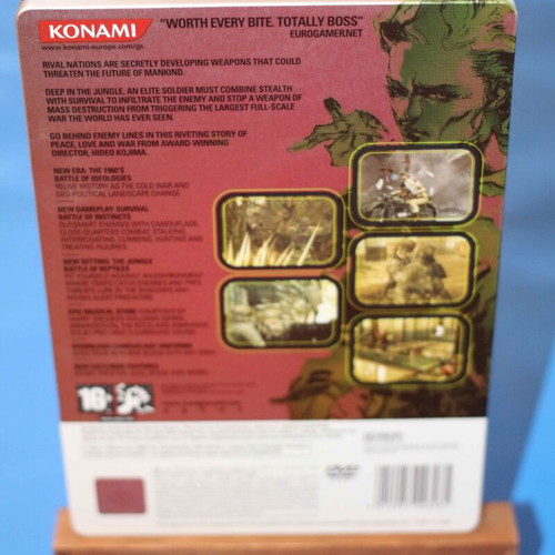 Metal Gear Solid 3 Snake Eater Limited Edition PS2 Steelbook like new