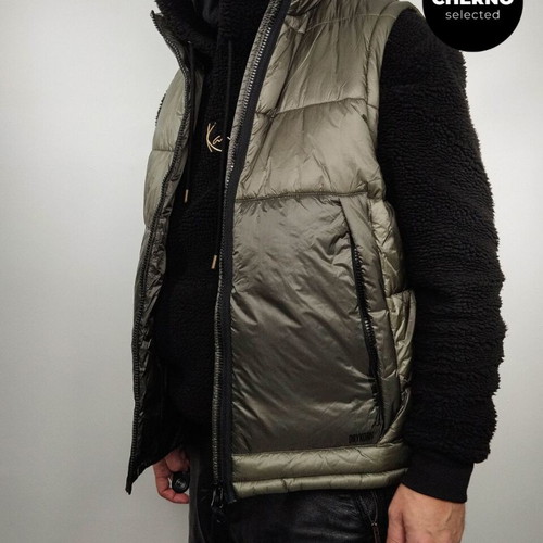 DRYKORN Veron Quilted Puffer Vest new, size L•XL, green