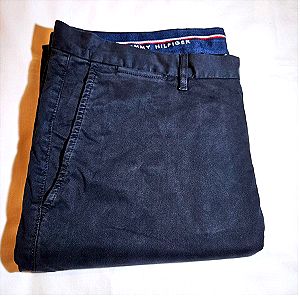 Αυθεντικό TOMMY HILFIGER ανδρικό παντελόνι μπλε, μέγεθος XL.