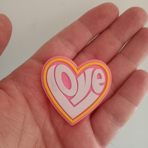 Silicone charm used
