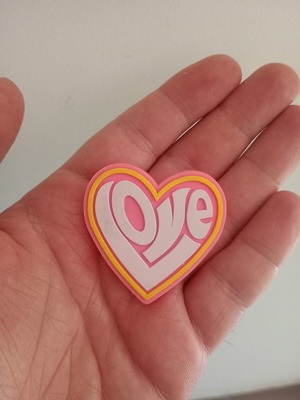 Silicone charm used