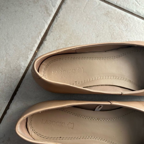 Lasocki ballerinas like new, black and beige, size 37