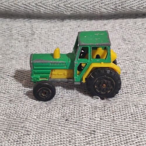 Majorette tractor toy car used, 1980, made in France