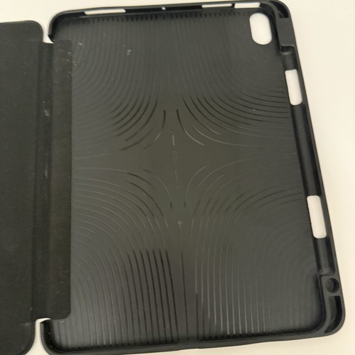 ESR iPad case used, black smart folio with auto sleep/wake
