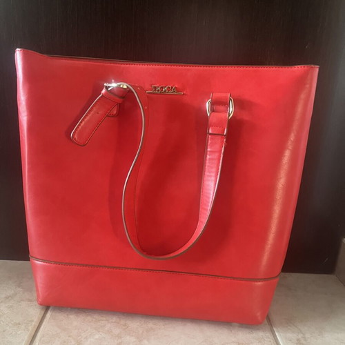 Doca shoulder bag, red, large, new