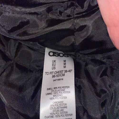 Assos men's brown jacket with black cuffs like new, size M