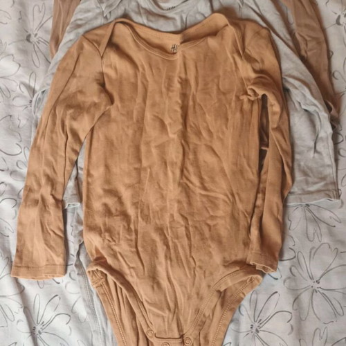 Long-sleeve bodysuits for boys like new, pack of 3, H&M, size 104