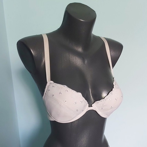 H&M Vintage Wonder Bra Set used, pushup, lace and embroidery