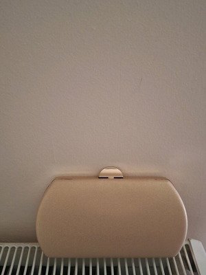 Gold bag like new, can be held as clutch or with strap