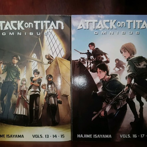 Attack on Titan manga omnibus new in excellent condition