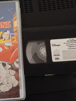 101 далматинци Disney VHS като нов, дублиран анимационен филм