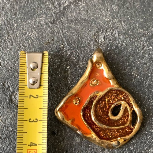 Copper pendant used