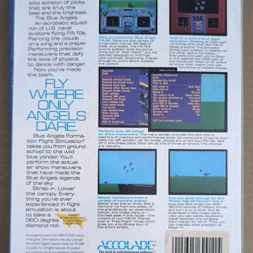 Blue Angels Formation Flight Simulation PC like new
