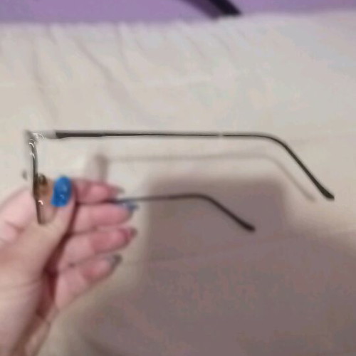 Metal glasses frame like new, black