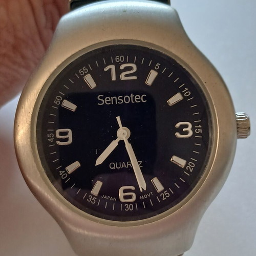 Philishave Sensotec Vintage Watch like new, black and silver