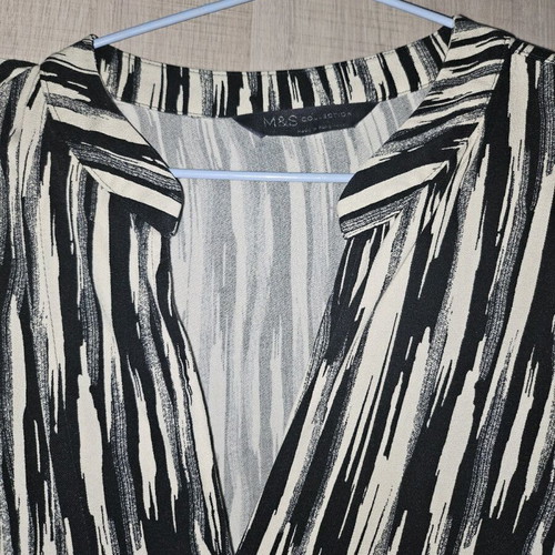 Marks and Spencer dress no.10 like new, black and beige