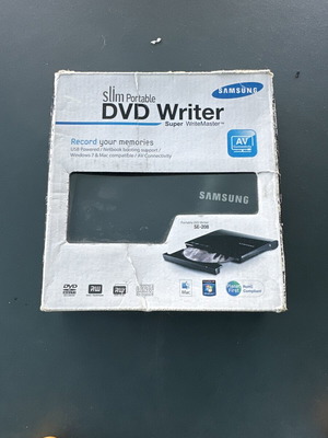 Samsung λεπτό φορητό DVD Writer SE-208
