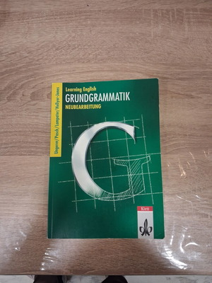 Learning English Grundgrammatik book used condition
