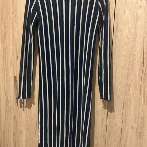 Zara transparent beach dress size M like new, blue and green