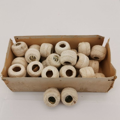 Veka No1 thread balls used, vintage 1960