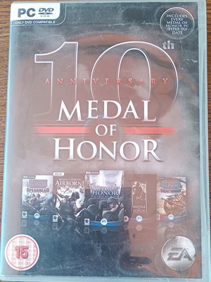 Medal of Honor 10th Anniversary PC game, like new with 5 games
