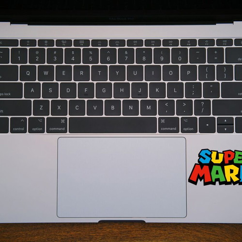 Super Mario logo sticker made to order