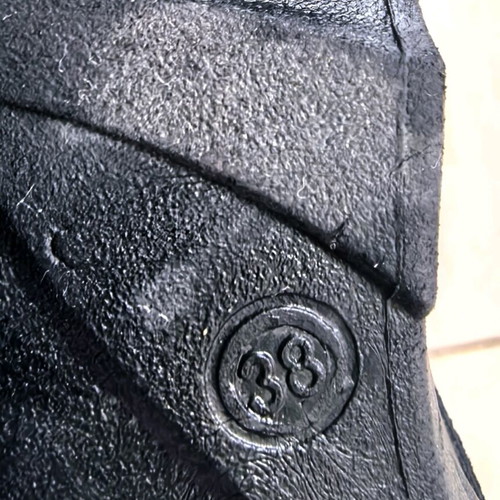 Buffalo Chunky Sneakers black vegan leather like new size 38