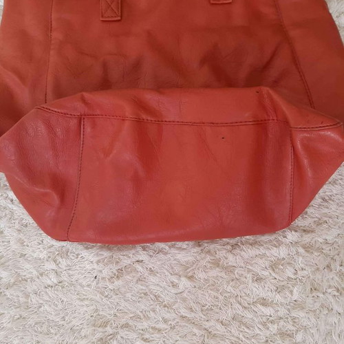 Women's shoulder bag used, red