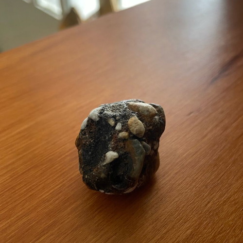 Conglomerate rock new with natural cavity
