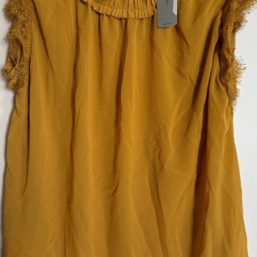 Mustard women's blouse, new with tags