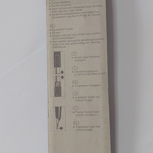 Herlitz City Color fountain pen from West Germany new, set of 2