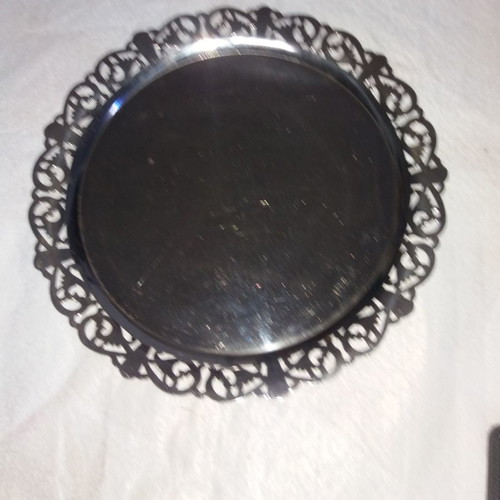 Decorative tray used, 32 cm