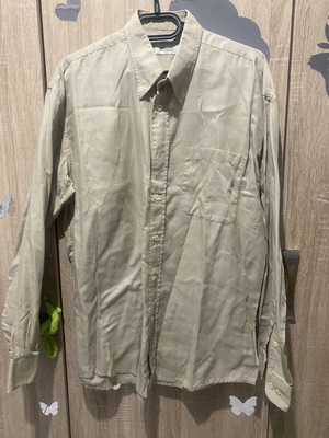 Rossi men's shirt beige like new, sizes L XL